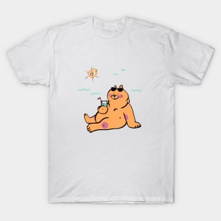 Benny Bear - Orange Bear in the Sun T-Shirt